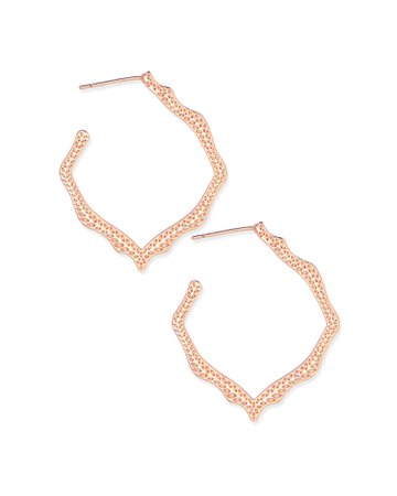Miku Hoop Earrings in Rose Gold | KendraScott