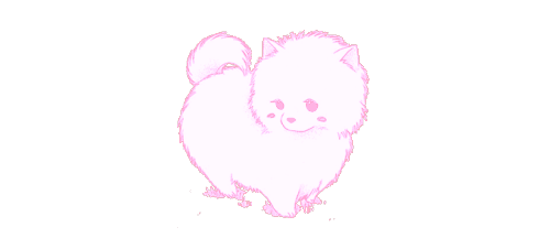pink dog transparent kawaii - Google Search