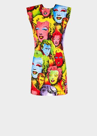 Versace Pop Art SS'91 Tribute Mini Dress for Women | Online Store EU