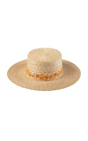 The Spencer Straw Boater Hat By Lack Of Color | Moda Operandi