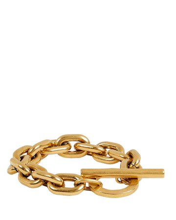 Oma The Label The Gold Chain-Link Toggle Bracelet | INTERMIX®