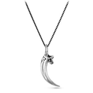 Raven Talon Antique Silver Necklace by Lost Apostle | Gothic