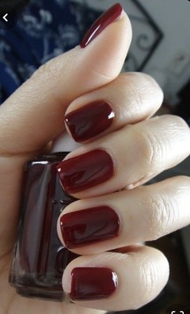 red wine nails