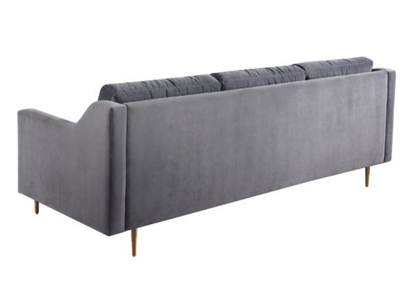 Milan Grey Velvet Sofa – TOV Furniture