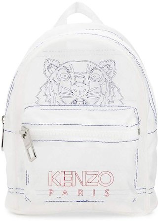 small Tiger embroidered backpack
