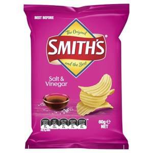Smiths salt and vinegar chips