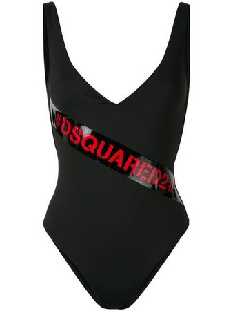 Dsquared2 logo tape one-piece