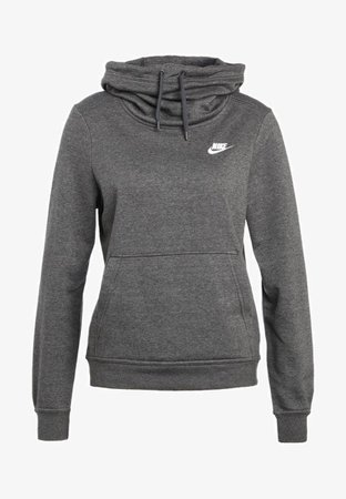 Nike Sportswear Hoodie - charcoal heather/dark grey/white - Zalando.co.uk
