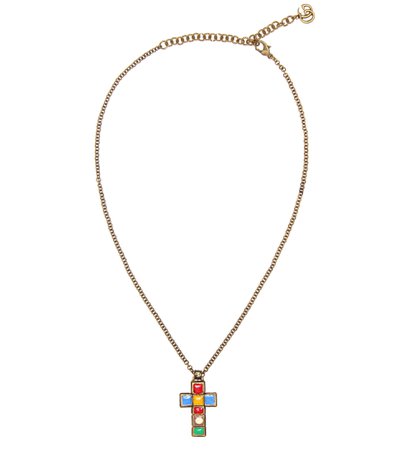 Cross Pendant Necklace - Gucci | mytheresa.com