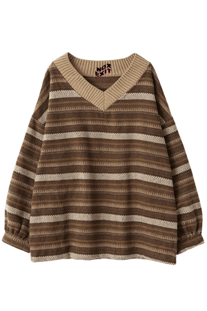 noxexit.com | brown grandma knit sweater