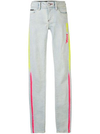Philipp Plein Neon Rock Skinny Fit Jeans - Farfetch
