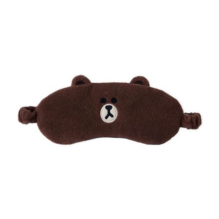 Brown bear sleep mask