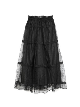【lottie made】tulle lace long skirt（スカート/ロングスカート）｜andlottie（アンドロッティー）の通販｜ファッションウォーカー