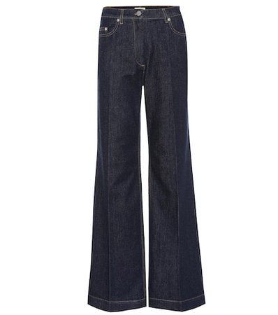 Nicia high-rise wide-leg jeans
