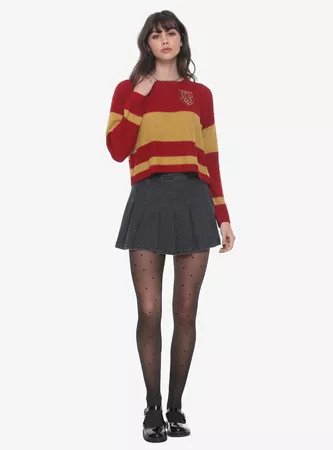 Harry Potter Gryffindor Girls Quidditch Sweater
