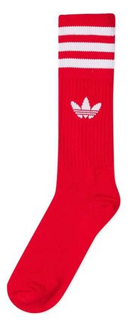 Adidas Red Crew Sock