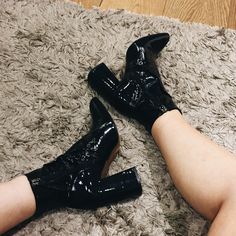 latex boots