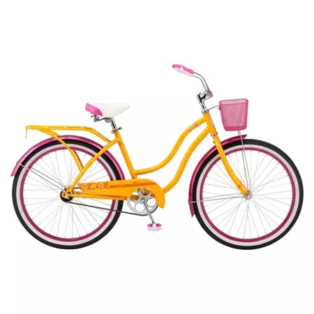 Schwinn Madeline Too 24" Cruiser Bike - Orange/Pink : Target