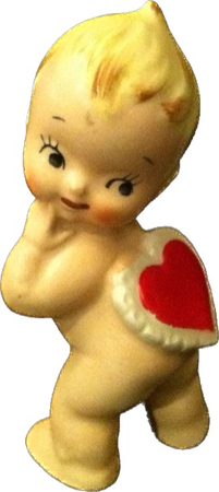 vintage angel heart doll kewpie