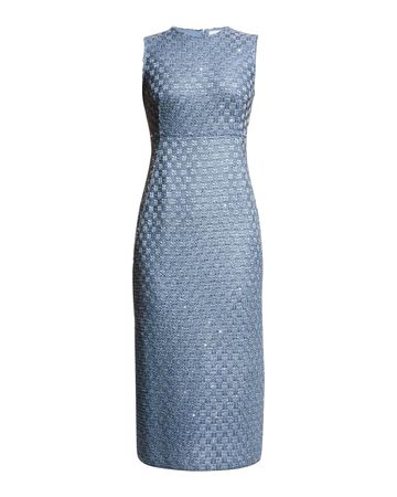 Sequin Check Knit Set | Neiman Marcus