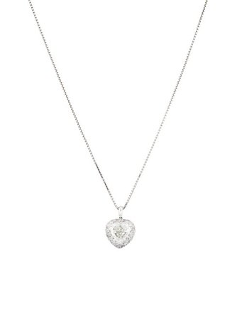 Necklace Diamond Heart Pendant Necklace - Necklaces - NECKL24654 | The RealReal