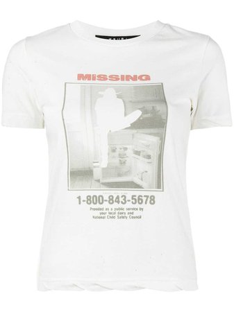 Ksubi Missing Print Short Sleeve t-shirt - Farfetch