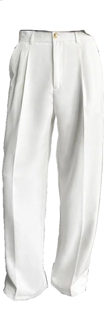 white loose pants