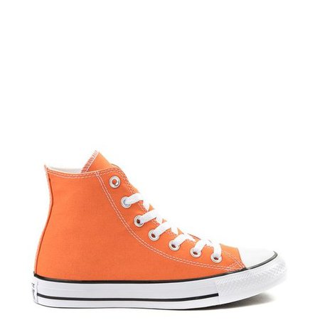 Orange Converse High tops