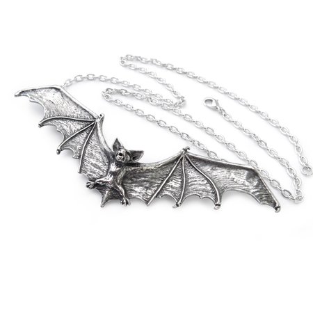 P121 - Gothic Bat Necklace - Alchemy of England
