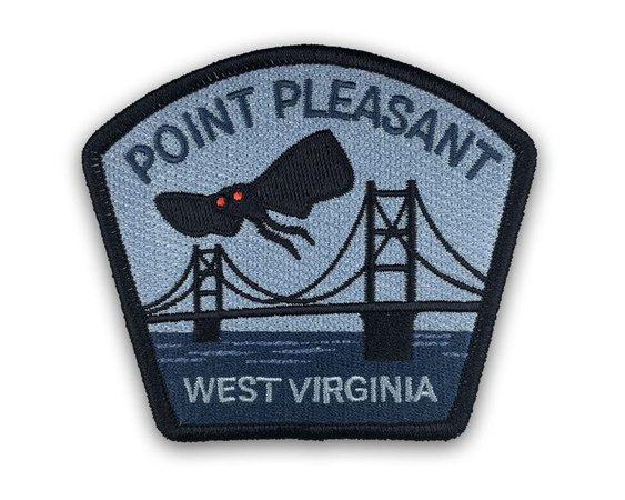 Point Pleasant West Virginia Travel Patch Mothman | Etsy