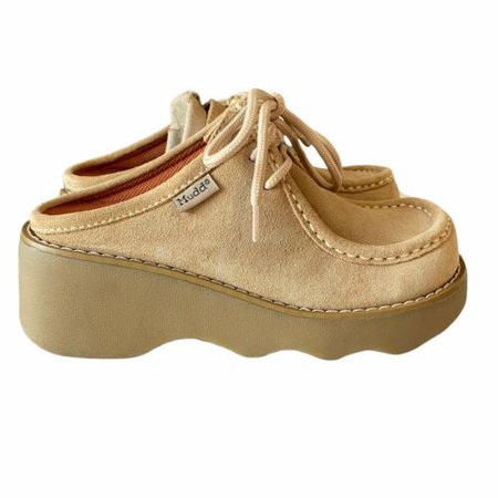 MUDD Vintage Chunky Platform Brown Girlie Shoes 90s Y2K DEADSTOCK Streetwear 6 | eBay