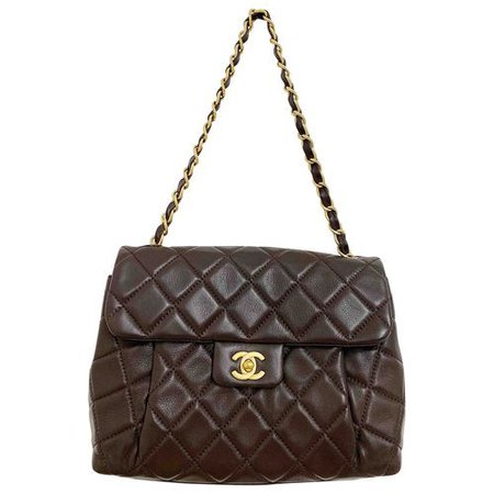 Leather handbag Chanel Brown in Leather - 8970735