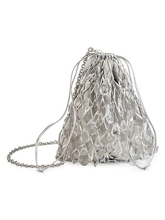 Prada Small Stone-Embellished Net Bag | SaksFifthAvenue