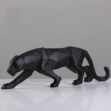 4 Color Modern Abstract Black/White Geometric Leopard Statue Desktop Resin Panther Crafts Sculpture Home Decor Animal Figurine-in Statues & Sculptures from Home & Garden on Aliexpress.com | Alibaba Group