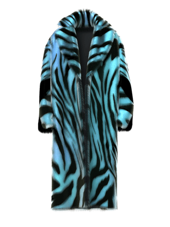 Blue Jungle Coat – DRESSX