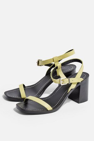 VERGE Lime Sandals | Topshop