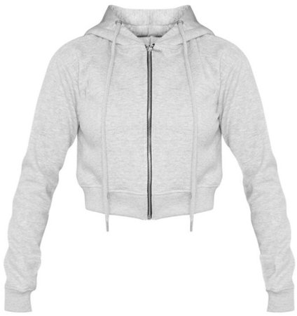 grey zip hoodie