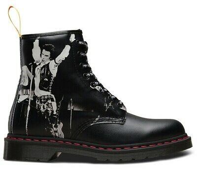 DR.MARTENS 1460 SEX PISTOLS VICIOUS BLACK LEATHER BOOTS 24789001 [ALL SIZES] NEW | eBay
