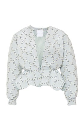 Wickham Floral Cotton-Blend Jacket by Markarian | Moda Operandi