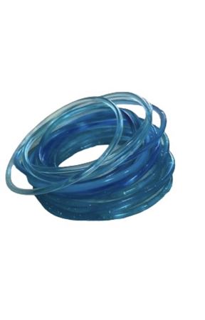 Blue jelly bracelets