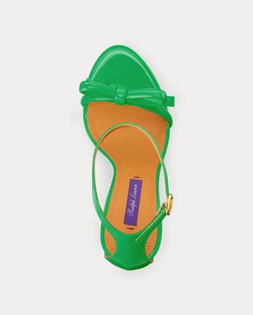 Jennefer Bow Patent Sandal