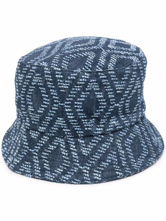 Maje diamond-pattern Bucket Hat - Farfetch