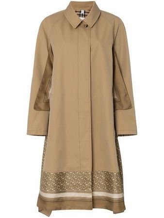 Burberry Scarf detail cotton trench coat £2,450 - Shop SS19 Online - Fast Delivery, Free Returns