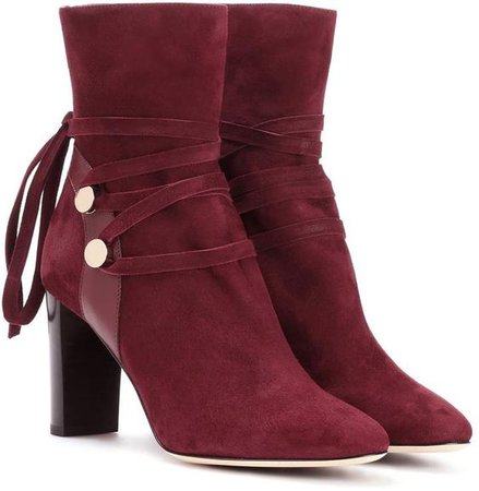 Jimmy Choo Houston 85 suede ankle boots