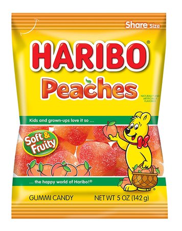 gummy peaches candy