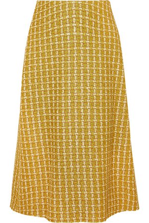 Balenciaga | Metallic wool-blend tweed skirt | NET-A-PORTER.COM