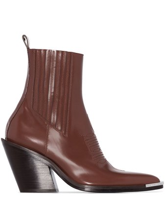 Paco Rabanne pointed-toe ankle boots - FARFETCH