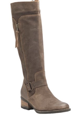 light brown tassel boots