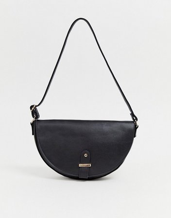 Glamorous black half moon shoulder bag | ASOS