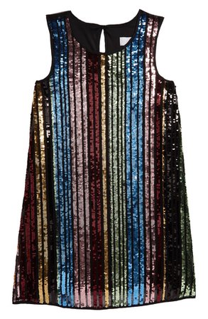 Bcbg Sequin Stripe Dress
